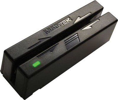 MAGTEK® 21040102 Mini Magnetic Strip Reader, USB 2.0