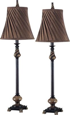 Kenroy Home Aruba Buffet Lamp, Oil Rubbed Bronze Finish