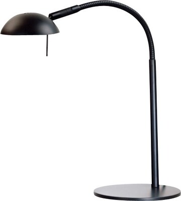 Kenroy Home Basis Halogen Desk Lamp, Black Finish