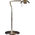 Kenroy Home Basis Halogen Desk Lamp, Brushed Steel Finish