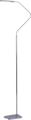 Kenroy Home Bently LED Floor Lamp, Chrome Finish