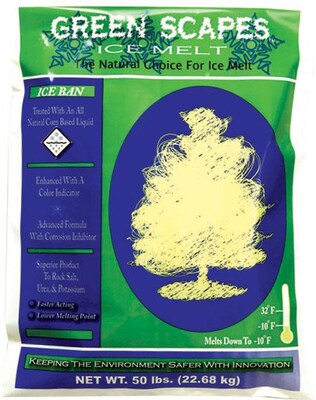 Scotwood Industries Green Scapes™ Ice Melt, Melts to -10 Degrees, 50 lb. Bags, 4/Pallets (50BGREEN4P)
