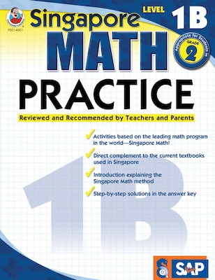 Frank Schaffer Math Practice Workbook, Level 1B, Grades 1 - 2