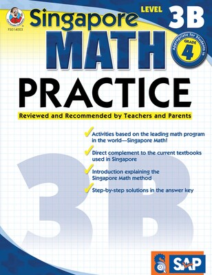Frank Schaffer Math Practice Workbook, Level 3B, Grade 4
