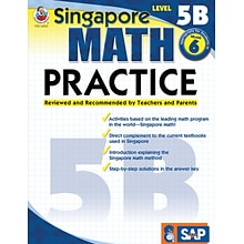 Frank Schaffer Math Practice Workbook, Level 5B, Grade 6