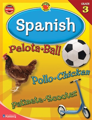 Brighter Child Spanish Workbook, Grade 3
