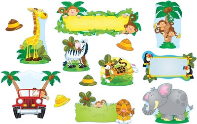 Carson-Dellosa Jungle Safari Bulletin Board Set