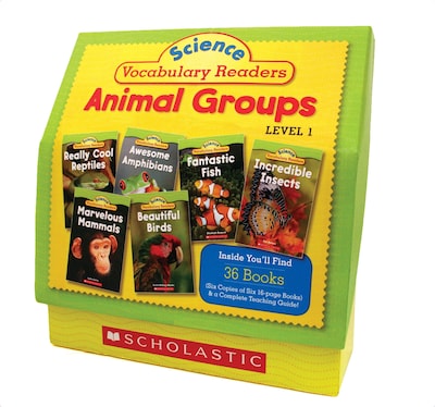 Science Vocabulary Readers: Animal Groups, 26 books/16 pages and Teaching Guide