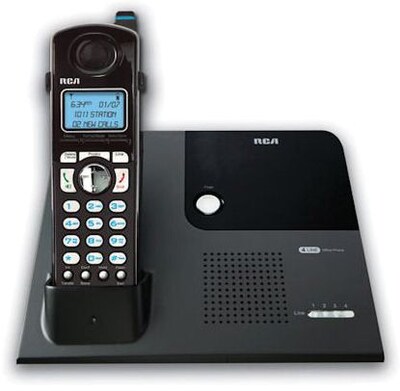 RCA 4-Line Cordless Telephone, With 1 Handset