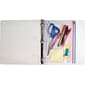 Zip-All Ring Binder Pocket, 8 1/2" x 11", Clear