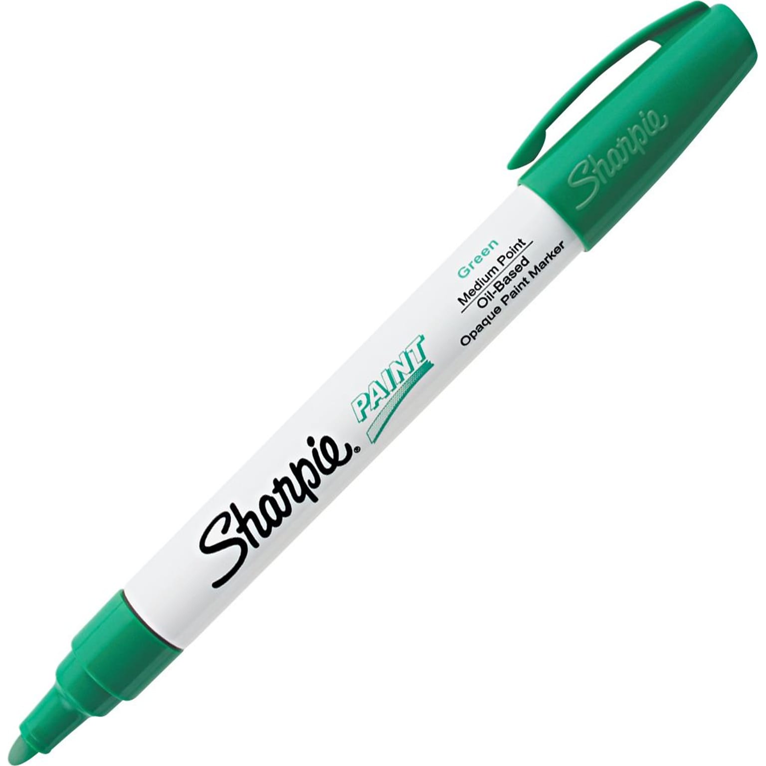 Sharpie Oil-Based Paint Marker, Medium Tip, Green (35552)