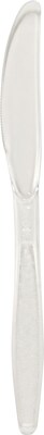 Solo Guildware® Extra Heavyweight Polystyrene Knife, Clear, 1000/Carton