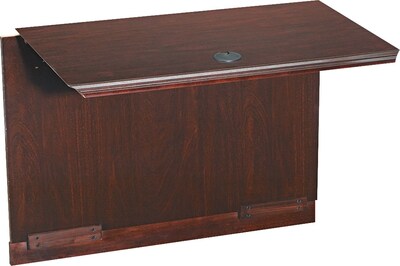 DMi® Governor?s Executive Solid Hardwood Base Left Corner U Workstation Bridge; 30H x 50W