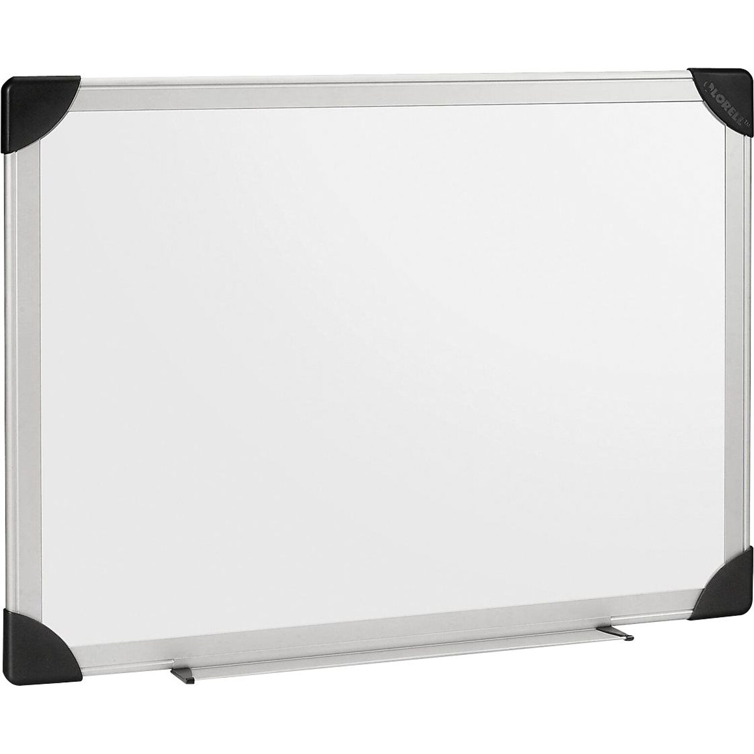 Lorell Aluminum Frame Dry Erase Board, Silver, 36