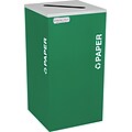 Ex-Cell Kaleidoscope Collection Recycling Receptacle Emerald Green