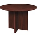 basyx by HON BL Laminate 29 1/2H x 48(Dia) Round Conference Table, Mahogany NEXT2017 NEXT2Day