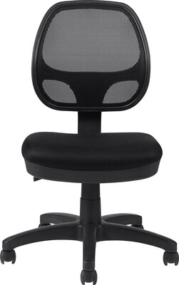 Offices to Go Armless Mesh Task Chair, Black (OTG11642B)