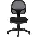 Offices to Go Armless Mesh Task Chair, Black (OTG11642B)