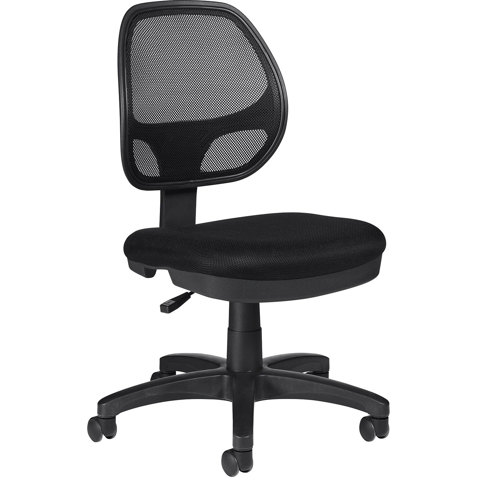 Offices to Go Armless Mesh Task Chair, Black (OTG11642B)