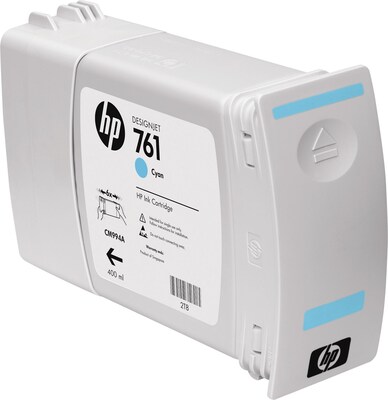 HP 761 Cyan Standard Yield DesignJet Ink Cartridge (CM994A)