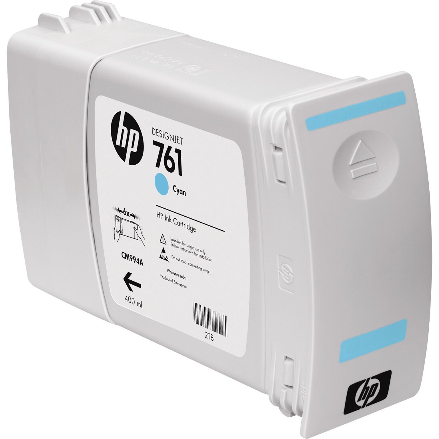 HP 761 Cyan Standard Yield DesignJet Ink Cartridge (CM994A)