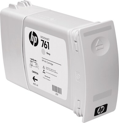 HP 761 Gray Standard Yield DesignJet Ink Cartridge (CM995A)