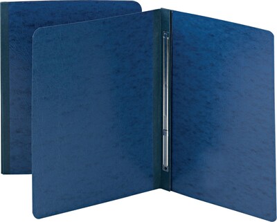 Smead Premium Pressboard 2-Prong Report Cover, Letter Size, Dark Blue, 25/Box (81351)