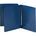 Smead Premium Pressboard 2-Prong Report Cover, Letter Size, Dark Blue, 25/Box (81351)