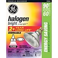 GE 5 x 6 Halogen Light Bulbs-Halogen 60 Watt