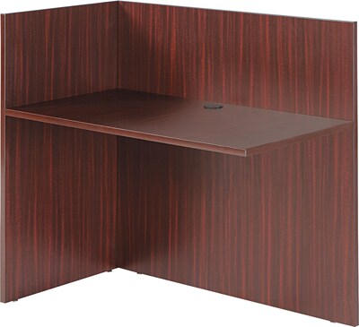 Alera® Valencia Reversible Reception Return, 44w x 23-5/8d x 41-1/2h, Mahogany