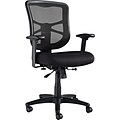 Alera Elusion Series Mesh Back Fabric Task Chair, Black (ALEEL42BME10B)