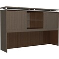 Alera® SedinaAG Woodgrain Laminate Hutch With Sliding Door, 66W, Espresso