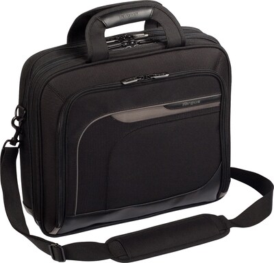 Targus Mobile Laptop Briefcase, Black Polyester (TBT045US)