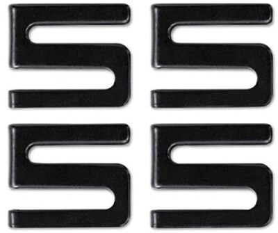Alera® Industrial Wire Shelving Components, S Hooks, Black