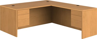 HON 10500 Series Bundle Solutions Left L-Station, Harvest, 72 x 84 (HON105LL7284C)