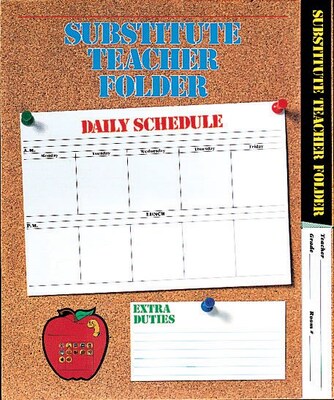 Instructional Fair Elementary Substitute Teacher Folder, Grades K - 6 (0742406121)