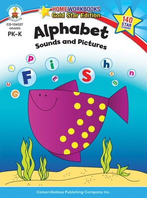 Carson-Dellosa Alphabet Resource Book, Sounds & Pictures, Grades PK - K