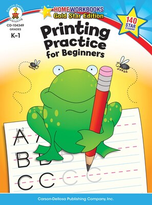 Carson-Dellosa Printing Practice for Beginners Resource Book