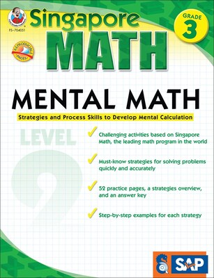 Frank Schaffer Mental Math Workbook, Grade 3/Level 2