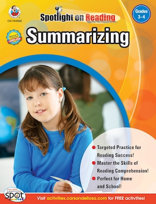 Frank Schaffer Summarizing Resource Book, Grades 3 - 4