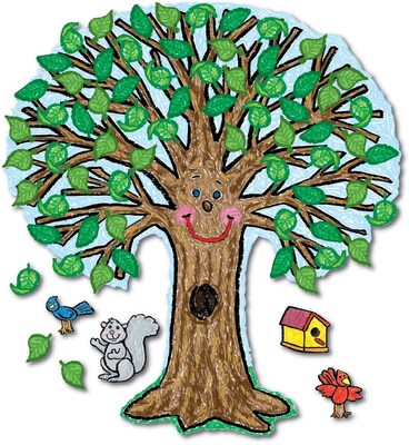 Carson-Dellosa Big Tree: Kid-Drawn Bulletin Board Set