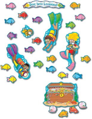 Carson-Dellosa Dive Into Learning Bulletin Board Set