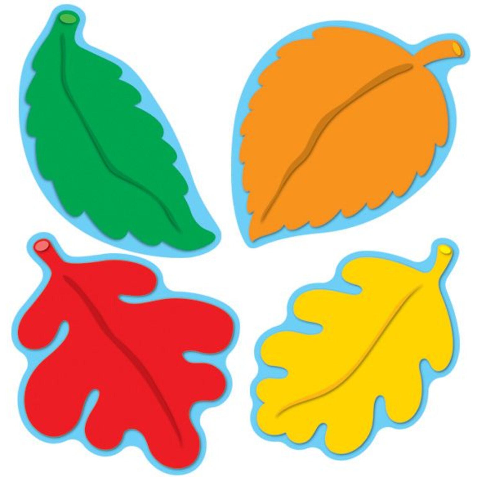 Carson-Dellosa Leaves Cut-Outs, 42 pieces