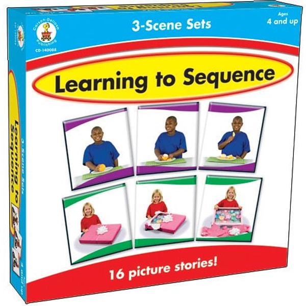 Carson-Dellosa Learning to Sequence 3-Scene Board Game