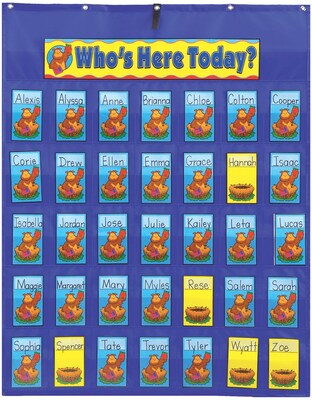 Carson-Dellosa Attendance/Multiuse Pocket Chart