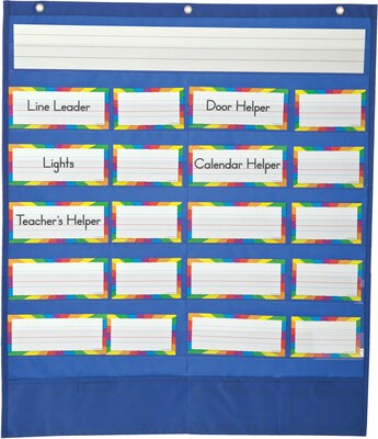 Carson-Dellosa Classroom Helpers Pocket Chart, All Grades