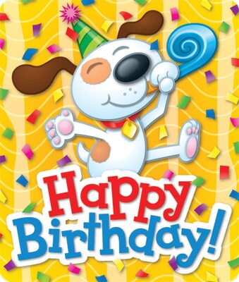 Carson-Dellosa Happy Birthday Motivational Stickers, 24/Pk