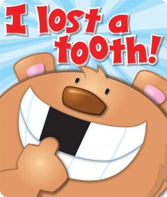 Carson-Dellosa I Lost a Tooth Motivational Stickers