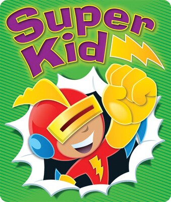Carson-Dellosa Super Kid Motivational Stickers, 24/Pk
