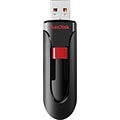 SanDisk Cruzer Glide 32GB USB 2.0 Type A Flash Drive, Black/Red (SDCZ60-032G-A46)